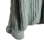 525 America  Blue Wide Sleeve Chunky Knit Turtleneck Sweater Size Large Photo 7