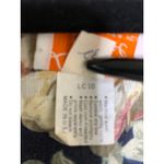 Vintage 90s Floral Blazer Sz Large Lady Carol of NY 3/4 sleeves Blue Photo 8