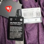 Lululemon City Keeper Gloves NWT S/M Purple Black (HTGT) *Fleece Lined Photo 12