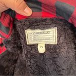 Current/Elliott Current Elliott Red Black Plaid‎ Sherpa Workman Shacket Jacket Size 2/ M Photo 10