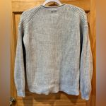 Gap Light Gray Ribbed Knit Crewneck pullover Sweater women’s M Photo 1