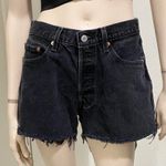 Levi’s 501 Black Denim Cutoff Shorts Waist 32 Photo 0