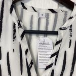 NWT Made with love ❤️ black & white ruffled shoulder drop waist dress si… Size M Photo 2