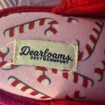 Dearfoams  Women's Red "Mama Claus" Slippers Size Large 9/10 Photo 5