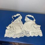 Aerie  Lace padded Bralette in Soft green size Medium Photo 3