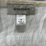 Dress Barn  Semi Sheer Lace Trim Blouse Photo 1