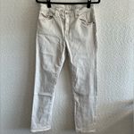 AG Adriano Goldschmied AG Women’s Adriano Goldshmied Ivory Ex Boyfriend Slouchy Slim Jeans Size 26 Photo 1