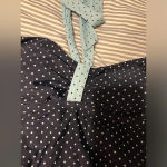 Motherhood Maternity Tankini Medium Blue Polka Dots Photo 2