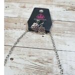 Paparazzi  Chunky Silver Tone Necklace & Earring Set - Brand New Photo 4