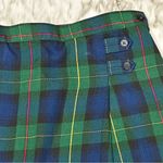 Lands' End Preppy Tartan Blue Plaid School Girl Mini Skirt Women Sz 5 Academia Photo 2