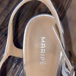 Maripé Maripe Nadia Silver Heels size 9.5 with box Photo 4