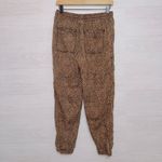 Knox Rose  Women's Leopard Print High Waisted Lyocell Jogger Pants size small Photo 5