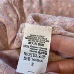 Brandy Melville  Pink Floral Cara Mini Skirt  Size 3 Ruffled Mini -Made Italy NWT Photo 8