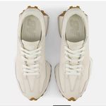 New Balance 327 Cream and Tan Sneakers Photo 3