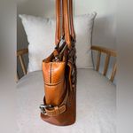 Michael Kors RARE New Vintage Brown Brookville Leather Luggage Satchel Handbag Photo 5