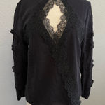 Red Carter  Long Sleeve Lace Detail Size Small‎ Photo 0