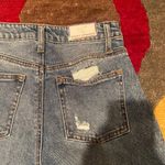 Tinseltown NWT  Curvy High Rise Baggy Straight Leg Jeans Distressed Junior’s 3 Photo 7
