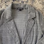 Wearever  Open Jacket Size Small‎ Houndstooth Black White Career Photo 1