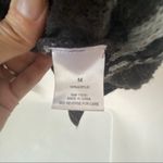 Romeo + Juliet Couture Cardigan Gray Leopard Print Wrap Drop Shoulder Sweater M Photo 3