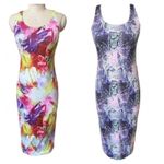 Le Superbe Reversible One & Done Snake & Crystal Midi Tank Dress Size Small Photo 1