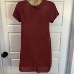 Eileen Fisher  Linen Stretch Scoop Neck Short Sleeve Tunic Sweater XS Photo 10