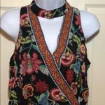 Black floral print romper Black Size M Photo 4