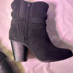 Torrid Black Heeled Boots with Knit Cuff Photo 9