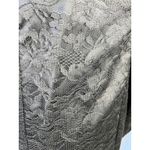 Formal dress lace puff sleeves big bow vintage 1980s black Photo 5