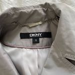 DKNY Never worn: gray Trench Coat size small Photo 6