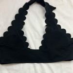 Black ribbed halter style bikini top size Xtra Small Photo 4