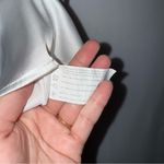 Silky V Neck White Camisole Top Fairy Elegant Layering Tank Top Blouse‎ Size L Photo 2