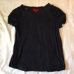 Jennifer Lopez sparkle tshirt with mesh cinched sleeves Photo 0