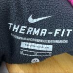 Nike Therma Fit Black and Pink Embroidered Pullover Hoodie M Photo 4