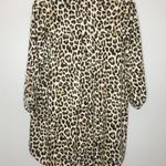 SEW IN LOVE Leopard Print V Neck Blouse Small Photo 7