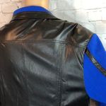 WD•NY WD.NY Colorblock Faux Leather Moto Jacket Jrs XL Photo 7