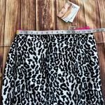 Jonathan Martin Women Velvet Animal Print White and Black Pencil Midi Skirt Sz 7 Photo 5