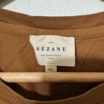 Sézane Sezane Conrad T-Shirt Size XL Camel Tan Brown Photo 2