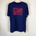Under Armour  UA Freedom Flag Tee in Blue Size Medium Photo 5