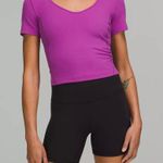 Lululemon Align T shirt Tee Vivid Plum size 10 NWT Photo 0