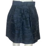 Banana Republic  Women’s‎ Mini Skirt Blue Camo Asymmetrical Front Size 2 Petite Photo 3