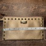 Michael Kors Womens Saffiano Leather Large Pale Gold Photo 2