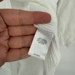 J.Jill  White Linen Blend Long Sleeve Button Front Cardigan Sweater Size S Photo 5