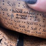 Sofft Black Leather Tall Ceville Brogue Scalloped Boots Size 8 Photo 7