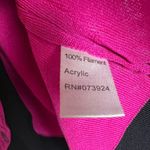 Ming Wang  Magenta Pink Black Rhinestone Embellished Cardigan Sweater Size Small Photo 9