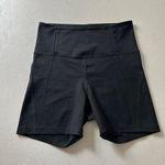 Girlfriend Collective Black High-Rise Compressive Bike Shorts Size Small | Susta Photo 0