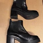 Musse & Cloud Black Midi Ankle Combat Boot Women's 7 Photo 0