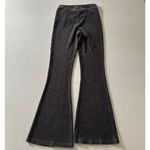 Aerie  Ribbed Velour Flare Pants Gray Size M | Cozy Lounge Athleisure Photo 1