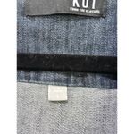 Kut From The Kloth  Women's Blue Helena Raw Hem Jean Jacket Size Large Photo 2