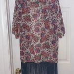 See You Monday  floral open shawl Photo 1