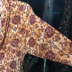 Victoria's Secret Vintage Victoria’s Secret robe / dress Hawaiian style size small brown burgundy Photo 7